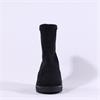 Miss Elastic Wedge Sock Boot - Black